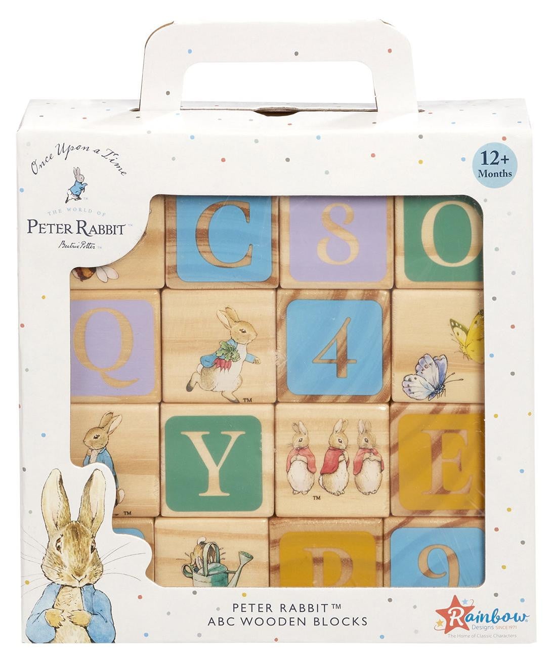 Rainbow Designs Peter Rabbit houten bouwblokken voor vroege ontwikkeling