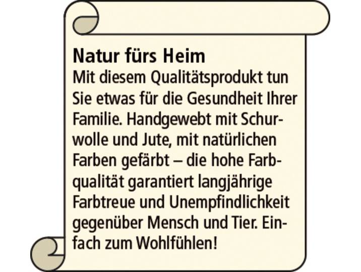 Handgewebte Teppiche aus dem Allgäu, Natur, Größe 315 (2 Brücken 60x120 cm + 1 Galerie 70x200 cm)