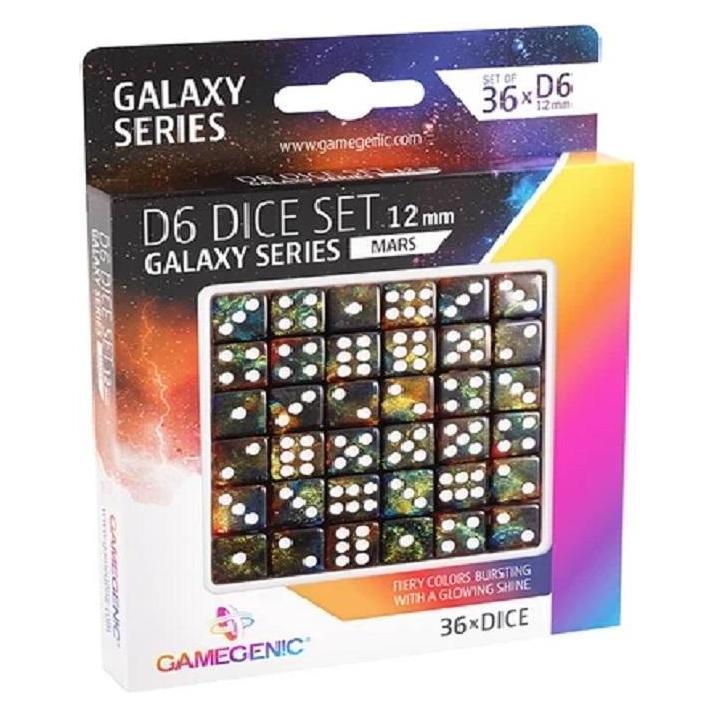 Gamegenic Set de 36 Dés D6 - Galaxy Series : Mars (GGS50025)