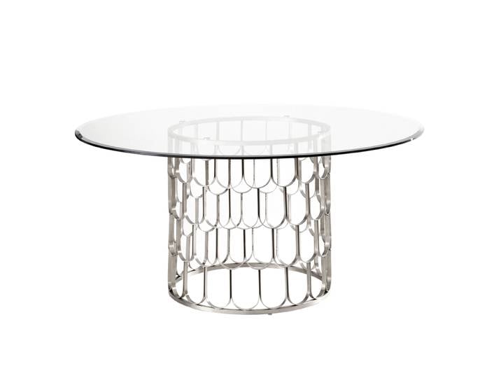 Pino Esstisch 6-8 Sitzplätze - Silber
