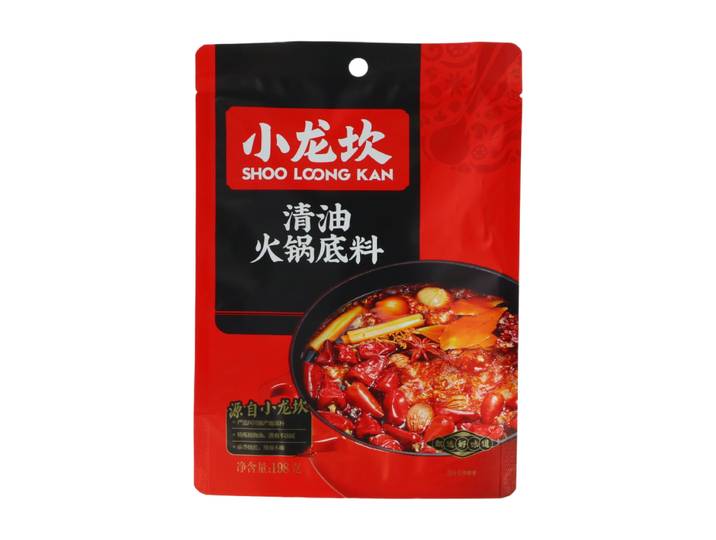 Shoo Loong Kan hotpot-bouillonbasis met olie 198 g