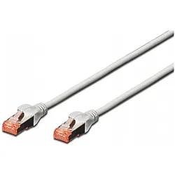 Digitus CAT6 S-FTP Patchk.,3m, Grau (S/FTP, CAT6, 3 m), Netzwerkkabel