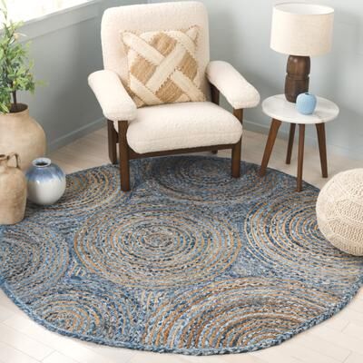 SAFAVIEH Handmade Cape Cod Mariam Coastal Jute Rug