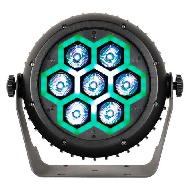 No Name LIGHT4ME RAHMEN PAR IP65 7x10W LED RGBW (10 W, LED) (5908249821859)