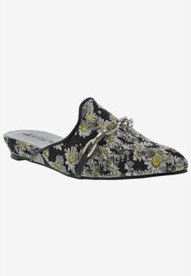 Women's Fluent Mule by Bellini in Black Floral Print (Size 8 M)