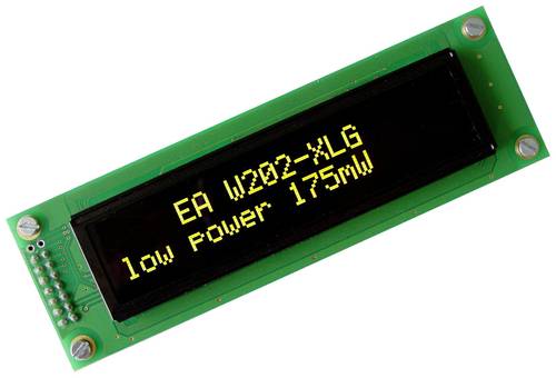 DISPLAY VISIONS OLED-Display Gelb-Grün 5.55mm 3.3 V, 5V Ziffernanzahl: 2 EAW202-XLG