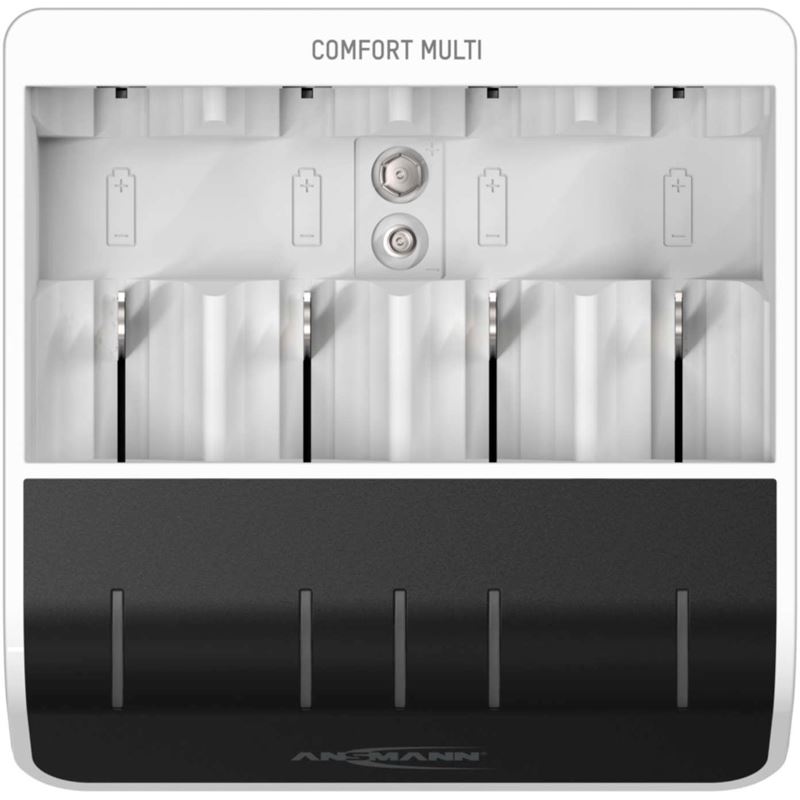 ANSMANN Ladegerät Comfort Multi USB Eingang für 1-4 NiMH