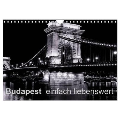 Budapest einfach liebenswert (Wandkalender 2026 DIN A4 quer), CALVENDO Monatskalender