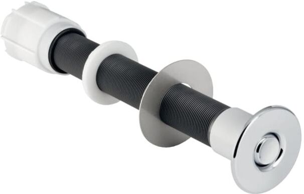 Geberit WC-Steuerung 115943211 hochglanz-verchromt, pneumatisch, 1-Mengen-Spülung, für Anstalten