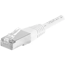 Dexlan Patchkabel Cat. 6A, S/FTP, Kupfer, PoE, weiß, 25,0 m 10-Gigabit-fähiges Patchkabel mit (S/FTP, CAT6a, 25 m), Netzwerkkabel