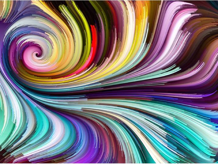 Papermoon Abstrakt Farben