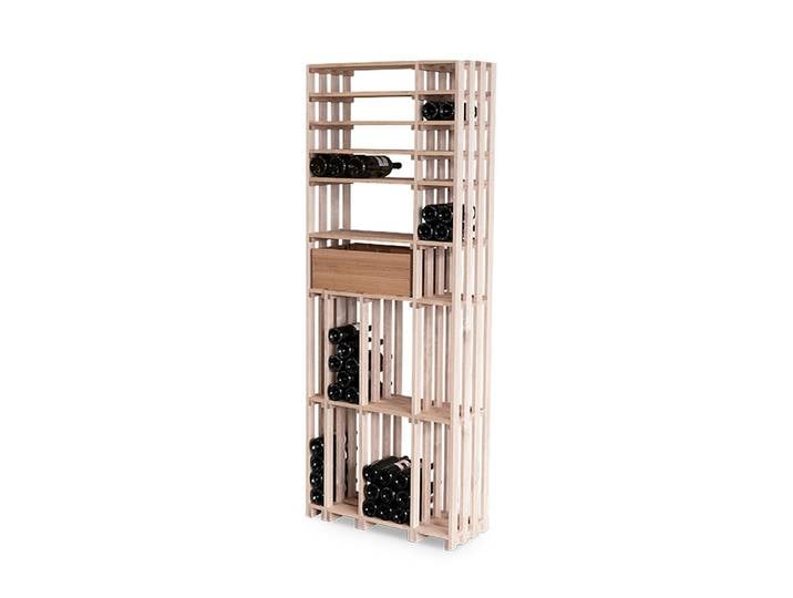 CaveauStar Oecoplan Weinregal CS-Medio-21 76 × 32 × 200 cm 142-164 Flaschen