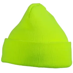 Kinder Strickmütze "MB7501" - neon-yellow