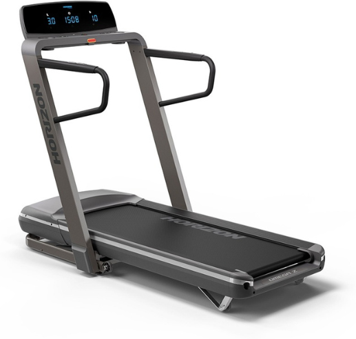 Fita de correr plegable Horizon Fitness ÔMEGA Z: combina um desenho cuidado e uma programação variada e singela