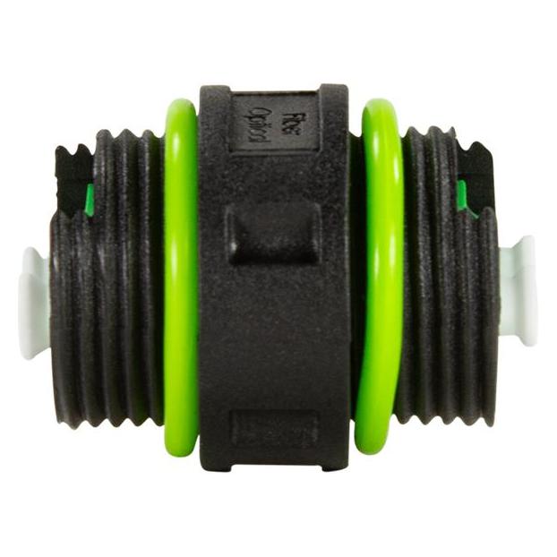 LogiLink Wasserdichter LC-Duplex Steckverbinder mit 2 Kabelmuffen (Netzwerk Kupplung) (FA05LC3)
