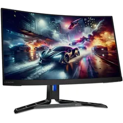 Lenovo Legion R27qc-30 (2560 x 1440 Pixel, 27"), Monitor, Schwarz