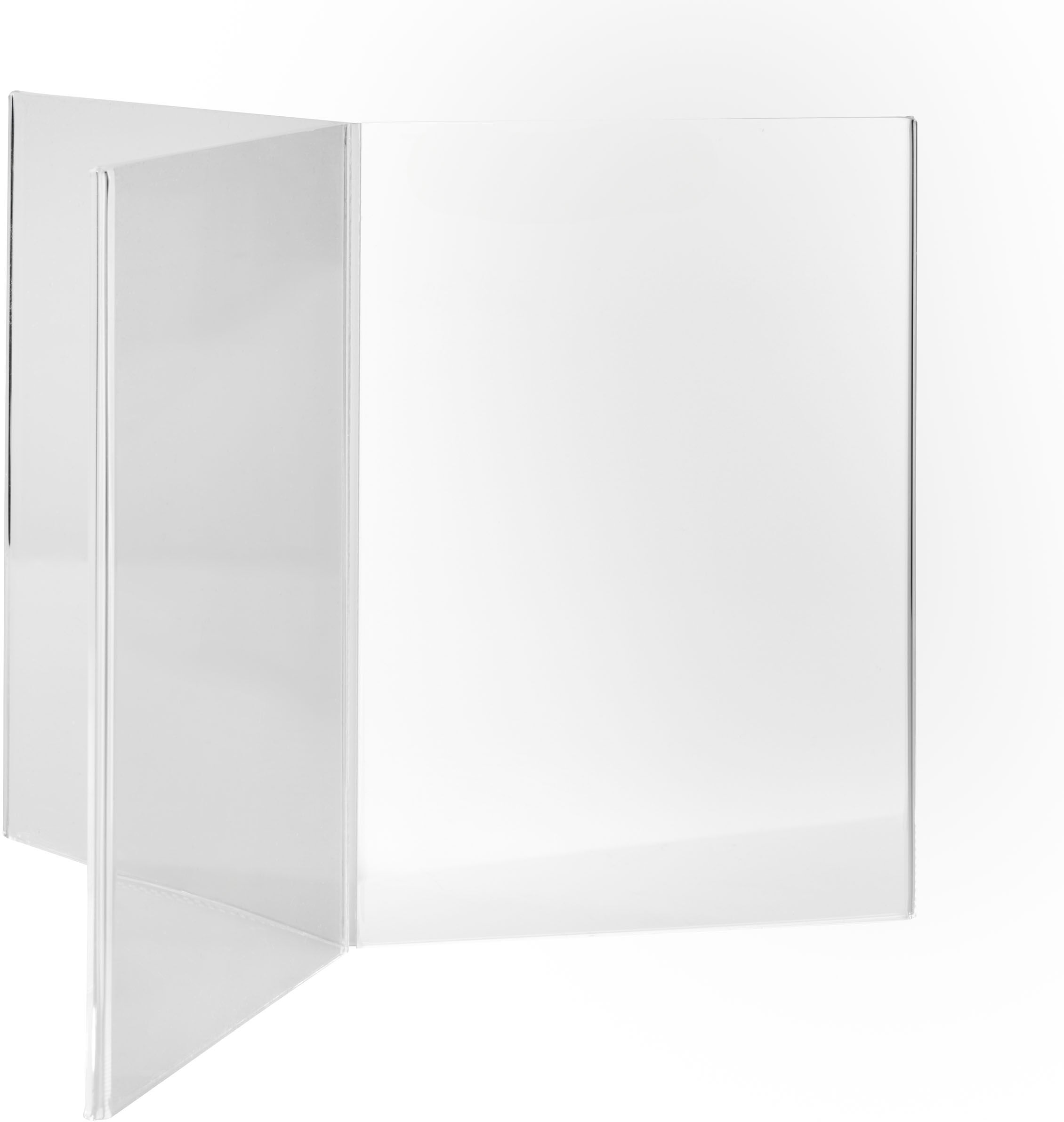 SPRINTIS Porte-menu en Y, acrylique, A6, acrylique (PMMA), transparent