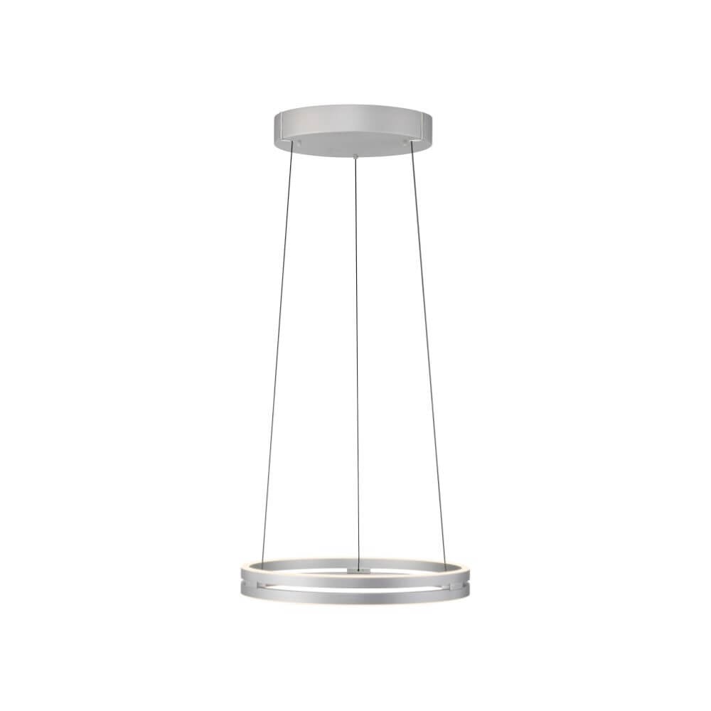 Paul Neuhaus Pure E-Loop LED hanglamp aluminium chroom Ø 50 cm