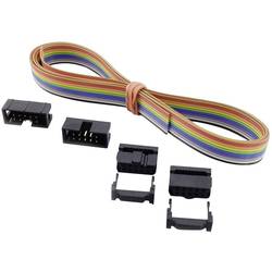 BKL Electronic 10122103 Pfosten-Steckerverbinder-Set mit Zugentlastung Rastermaß: 2.54 mm Polzahl Gesamt: 10 Anzahl Reihen: 2 1 Set