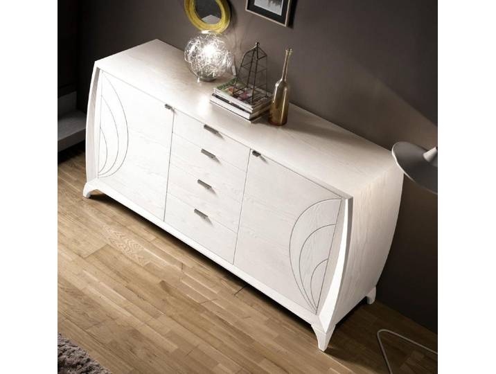 Xlmoebel Kommode Elegante italienische Kommode mit Schubladen und Regalfächern (Kommode, 1 St., Kommode), Hergestellt in Italy