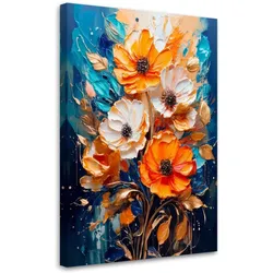 LEINWANDBILD Blumen 60x90cm