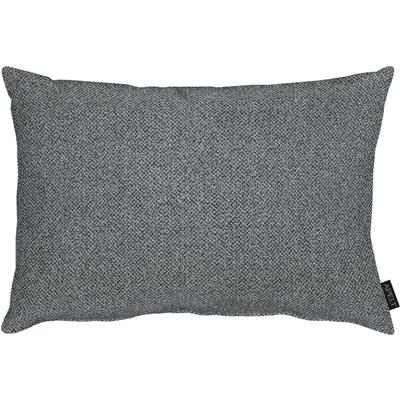 Dekokissen APELT "Tony" Gr. 1, grau (grau, unifarben), B:41cm L:61cm, Polyester, Dekokissen_Sitzkissen_Kissenhüllen, in ausdrucksstarken Farben, Kissenhülle ohne Füllung, 1 Stück