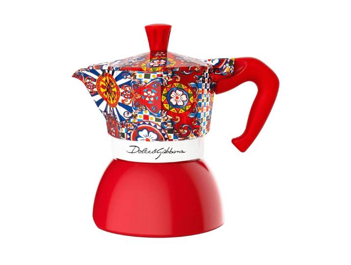 Bialetti Bialetti x Dolce & Gabbana Mokkakanne Induktion Sicilian cart, 4-telig