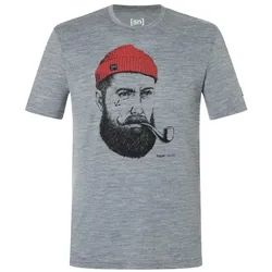 Super Natural, Herren, Funktionsshirt, Sn Sailor Tee (XXL), Grau