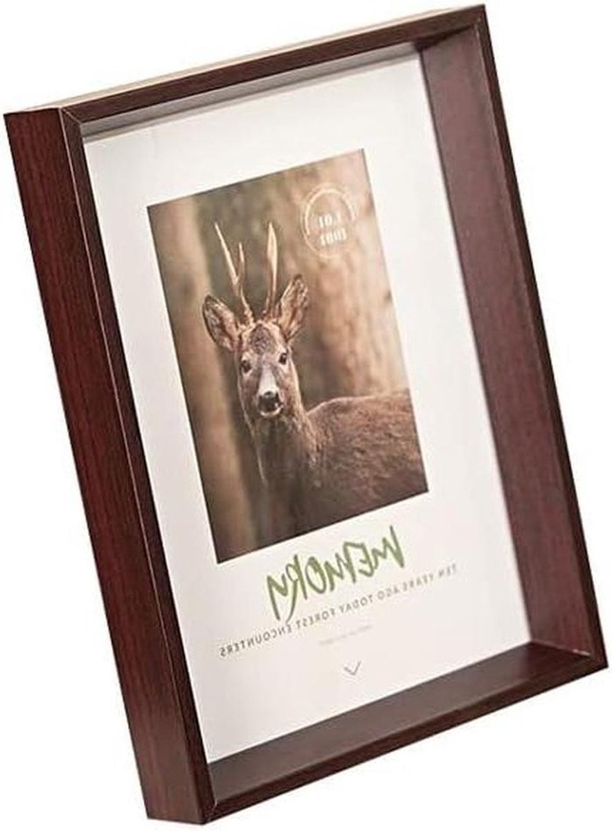 Houten Fotolijst Bruin - Massief Houten Frame voor Muurdecoratie - 152 cm