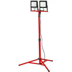 Stier, Arbeitsleuchte, Duo SMD-LED-Baustrahler 2x30W 2x2400 Lumen mit Stativ (2400 lm)