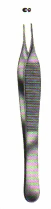 Zepf medical instruments GmbH Chirurgische Pinzette nach Adson,1 x 2 Zähne, 12,0 cm 10-1800-12