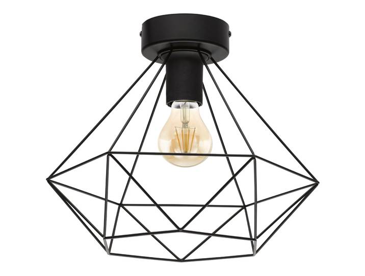 Eglo Deckenlampe Tarbes Schwarz Stahl B 32.5 cm