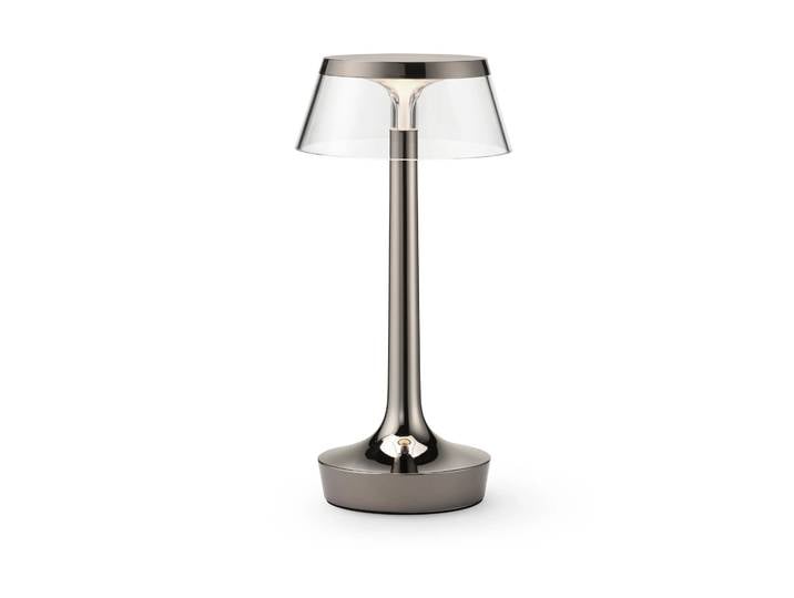 Flos Bon Jour Unplugged Tischleuchte Black Chrome