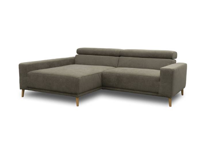Domo Sofa »Malmö« - 248x172x72cm - grau -