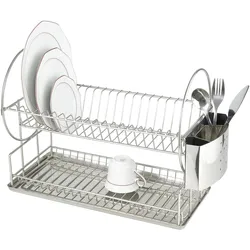 Wenko Exclusiv, Abtropfgestell, Silber