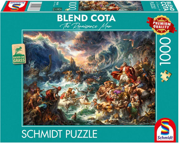 Puzzle 1000 pcs Le chemin à travers la mer, Blend Cota - Schmidt