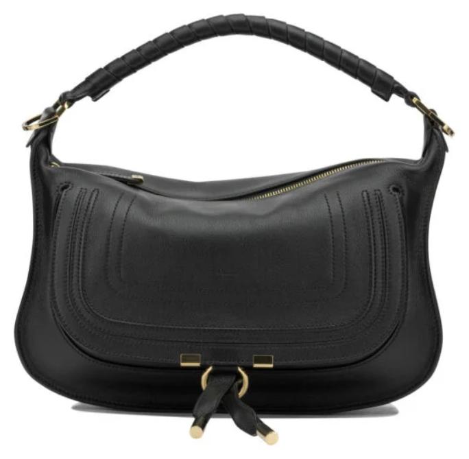 Chloé Schultertasche aus Kalbsleder in Braun