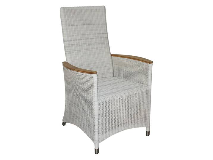 Zebra Relax Sessel Loomus Geflecht silkwhite, Alu-Rahmen und