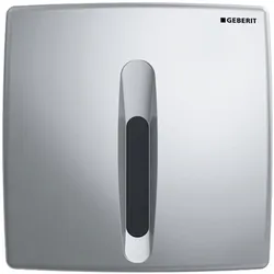 Geberit, Betätigungsplatte, HyBasic Urinalsteuerung berührungslos, IR/Netz, Kunststoff (seidenglanz-verchromt)