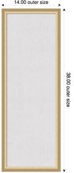 Amanti Art Cloud Dancer Canvas Magnetic Board, Florence Framed Memo Board