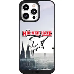 Nivocase Handyhülle für Apple iPhone 14 Pro Max Hülle NIVOpure Case Schwarz Eishockey Offizielles (Apple iPhone 14 Pro Max), Smartphone Hülle, Schwarz