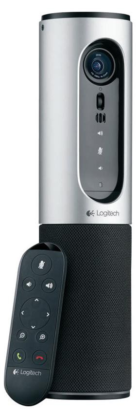 Logitech ConferenceCam Connect, zilver, B: 151 mm, D: 421 mm, H: 92 mm