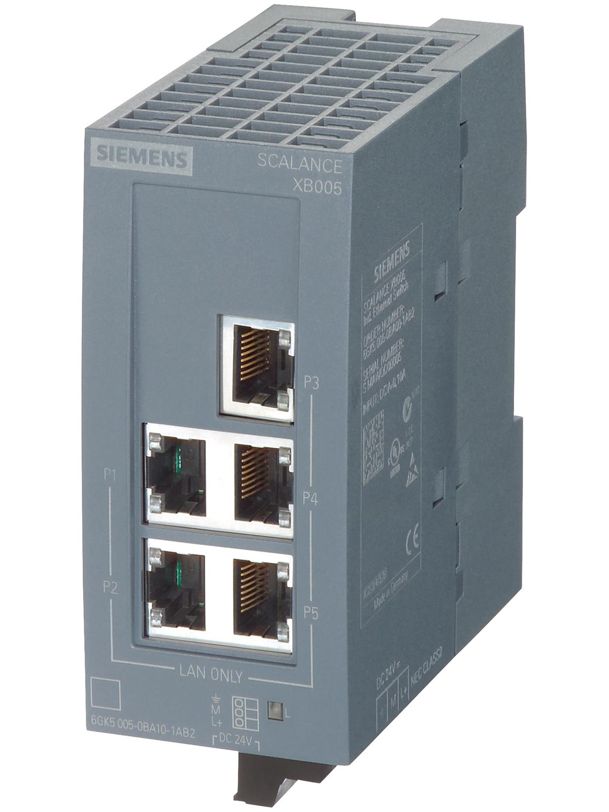 Siemens Scalance xb005 6gk5005-0ba00-1ab2