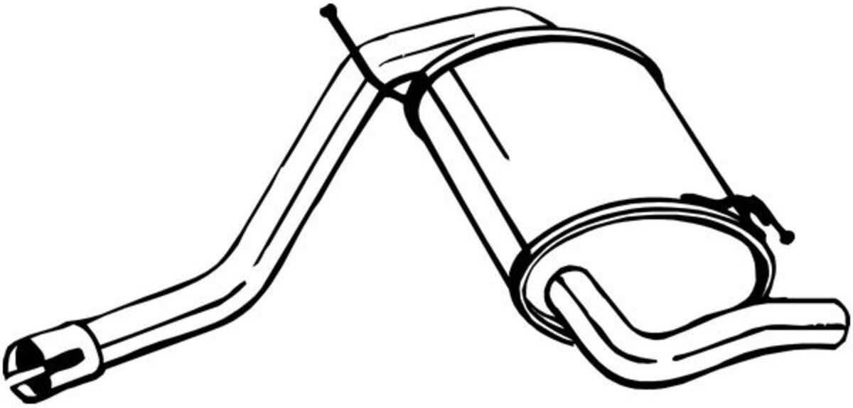 Endschalldämpfer BOSAL 200-113