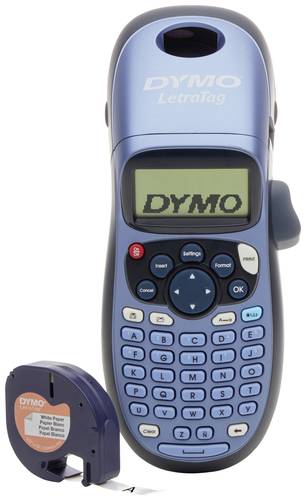 DYMO LetraTag LT-100H Blau Beschriftungsgerät Geeignet für Schriftband: LT 12 mm