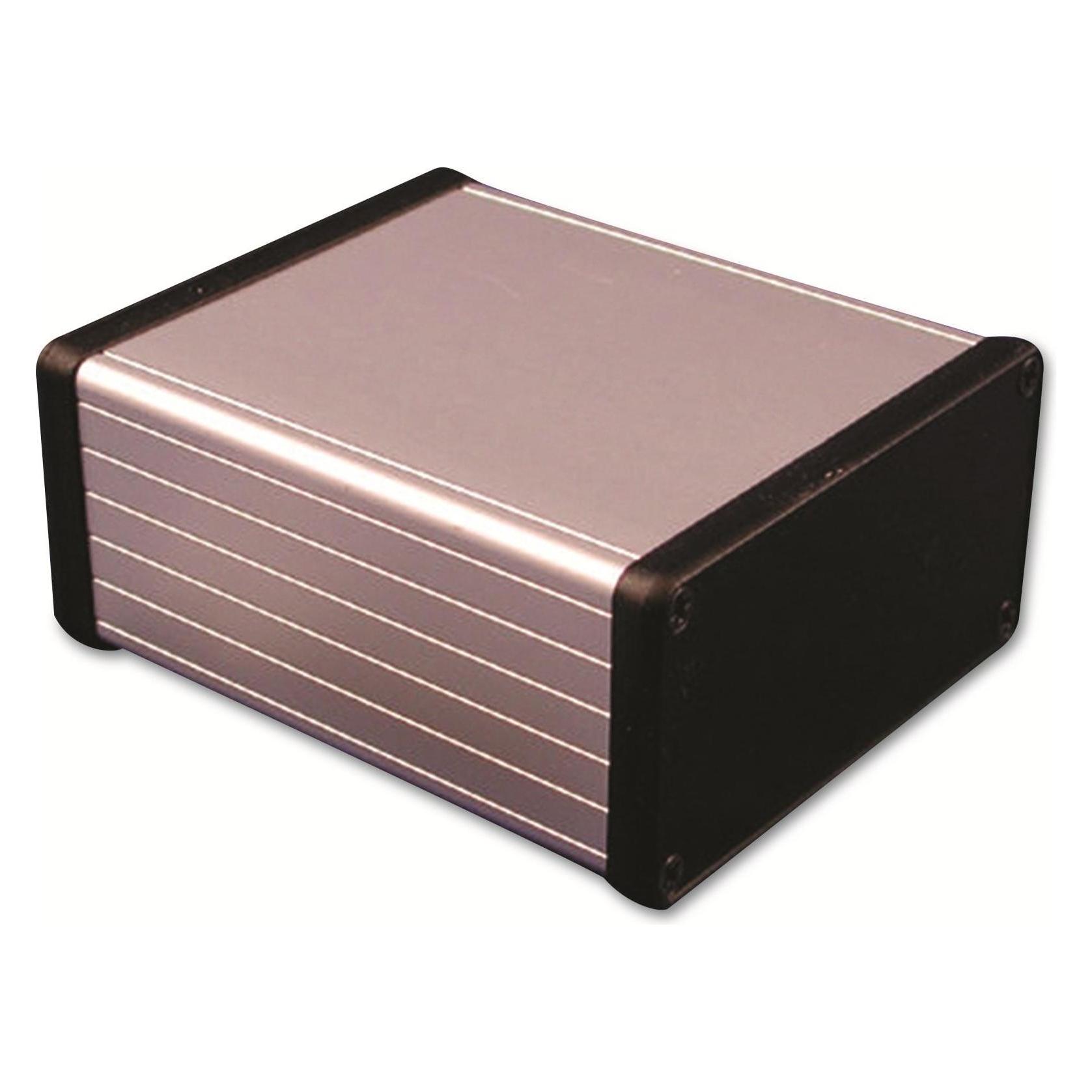 Hammond Profil-Gehäuse,1455N1202, Extruded Aluminium, klar Aluminium, IP54, 120x103x53 mm (Gehäuse) (1455N1202)
