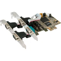 EXSYS EX-44064 - EXSYS PCIe Karte 4S Seriell RS-232, Chip-Set