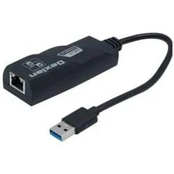 Dexlan USB 3.2 Gigabit Netzwerk Adapter (USB 3.2), Netzwerk Adapter