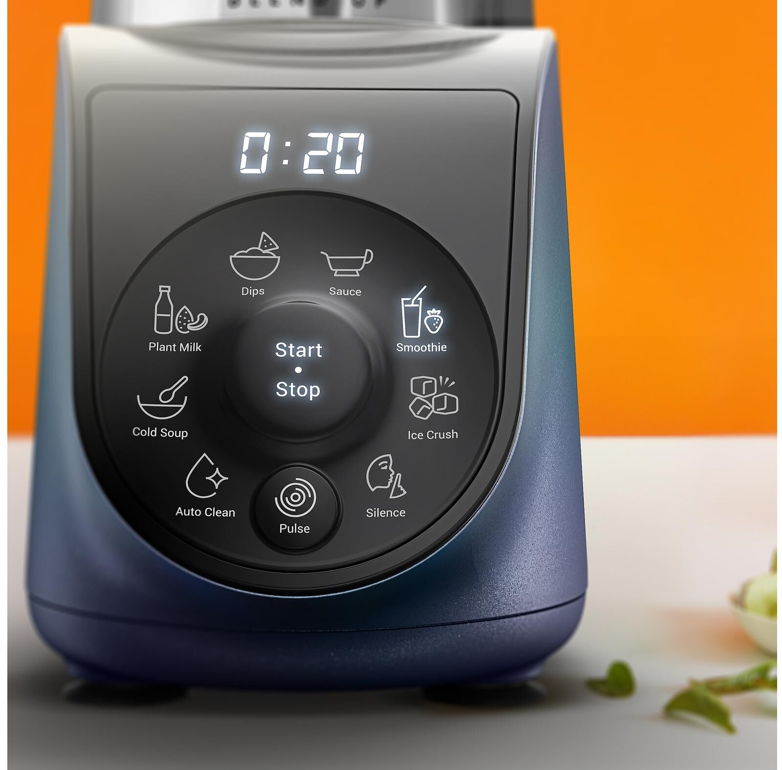 Tefal Standmixer "BL19H4 Blend Up", schwarz (boreal blau), B:12,8cm H:38,8cm T:18,2cm, Zerkleinerer, 8 automatische Programme, kompakt, Silence-Modus, Standmixer boreal blau Einheitsgröße