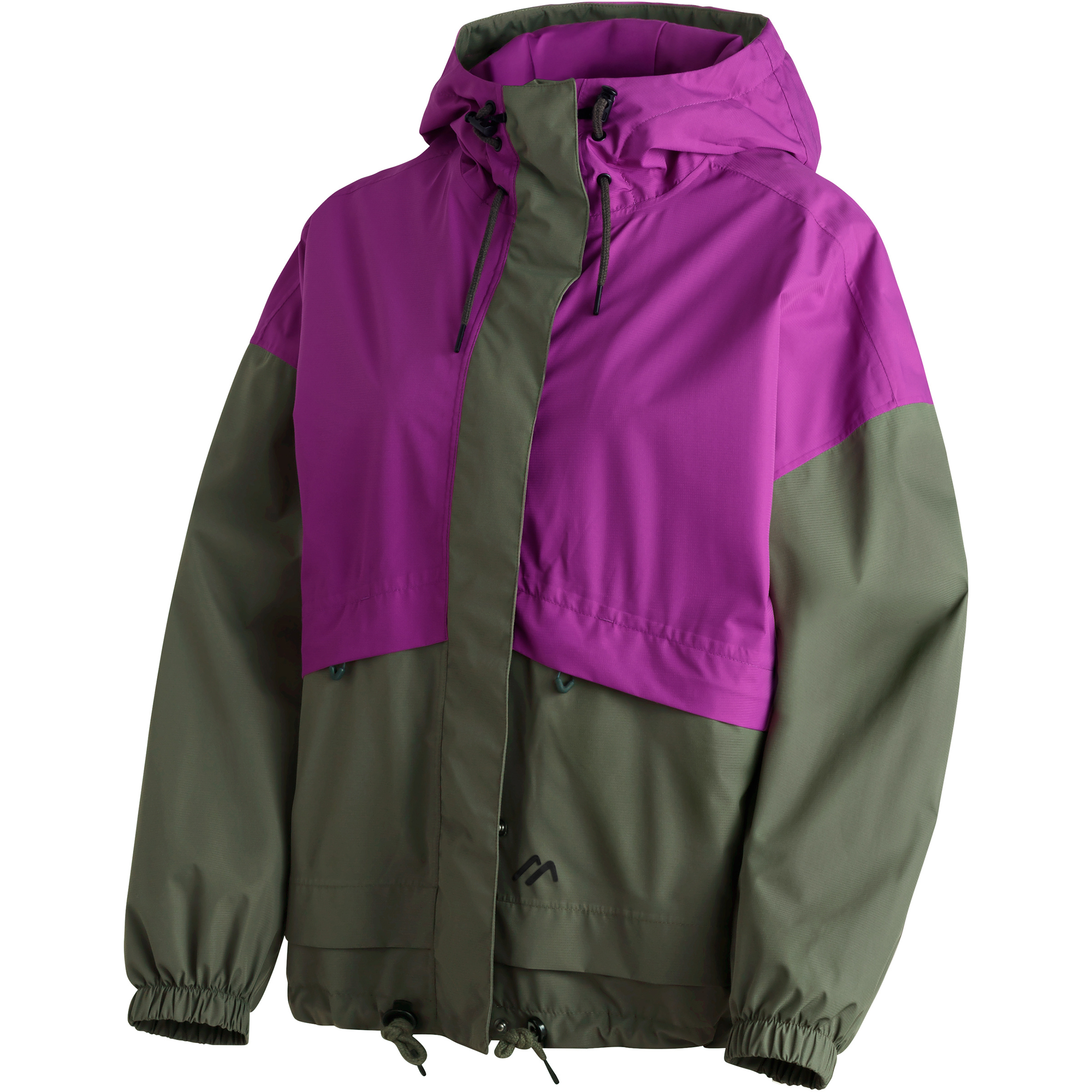 Maier Sports Rinken Damen Regenjacke lila Größe M Trekking Winddicht Wasserabweisend